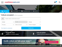 Tablet Screenshot of ouestfrance-auto.com